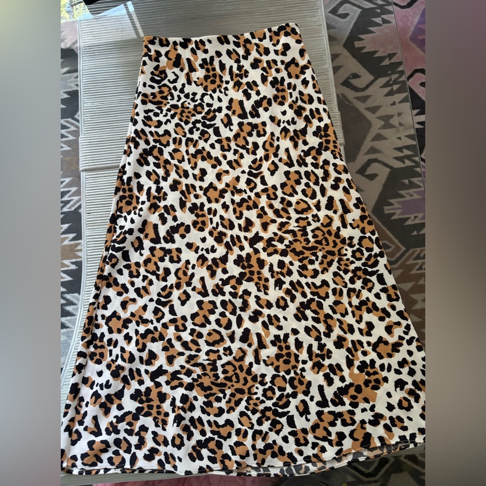Babaton Leopard Print Women's Skirt